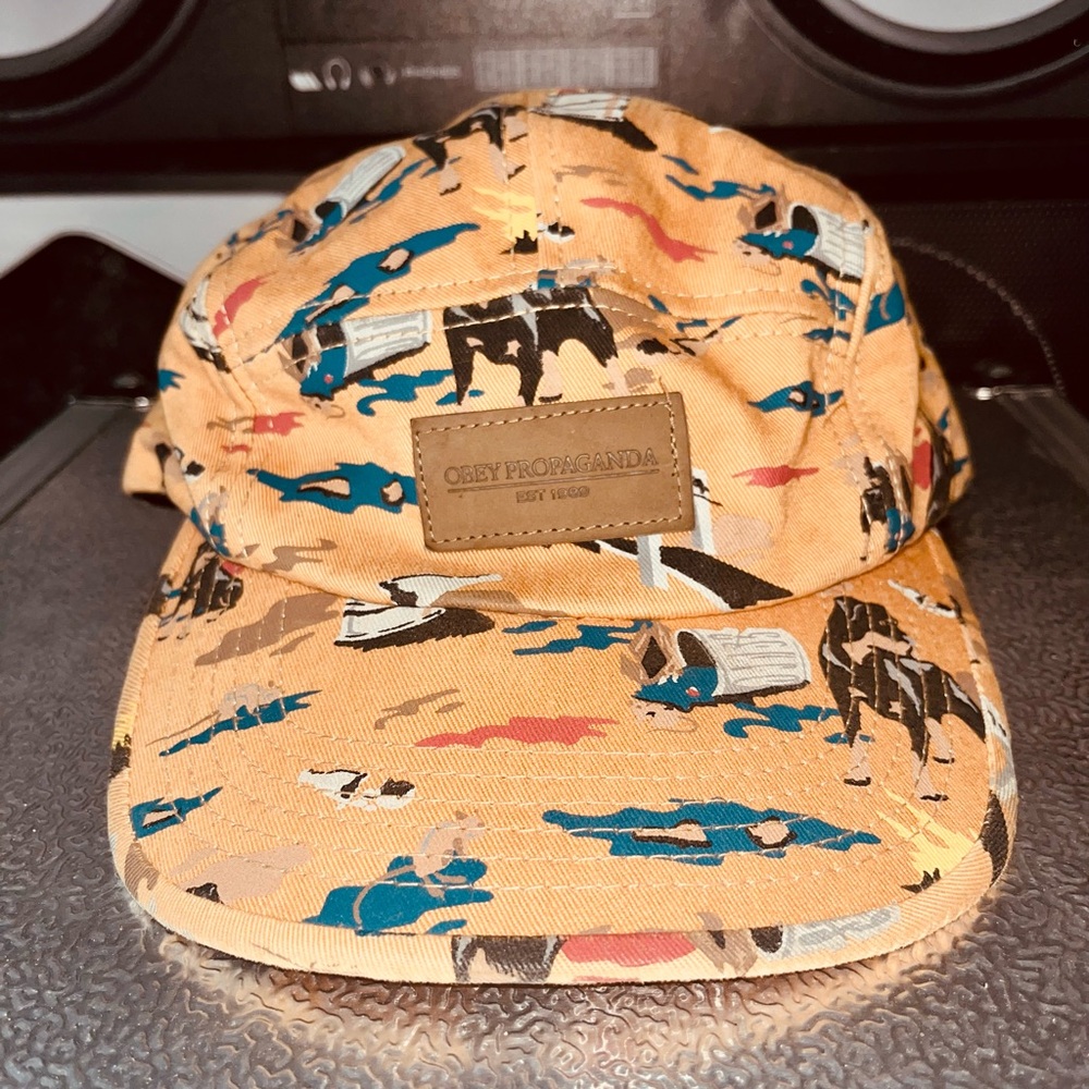 Obey Multicolor Graphic Cap